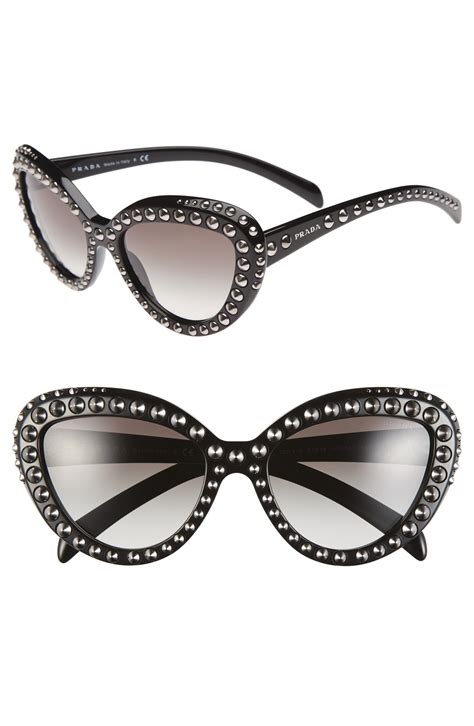 prada cat eye sunglasses men|prada cat eye studded sunglasses.